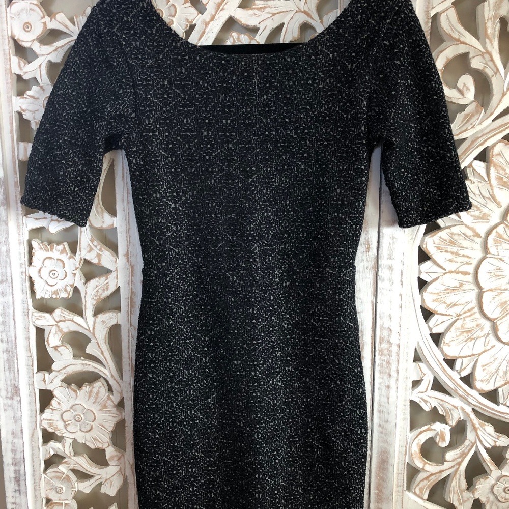 Short Sleeve Black Bodycon mini dress Free People